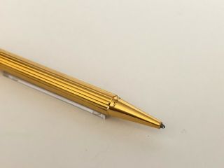 Vintage Must de Cartier Trinity Chinese Lacquered Gold plated Ball Point Pen 4