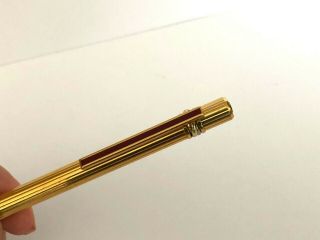 Vintage Must de Cartier Trinity Chinese Lacquered Gold plated Ball Point Pen 5