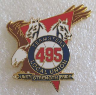 Teamsters Local Union 495 Souvenir Collector Pin - West Covina