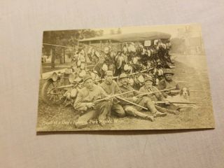 1910 Rppc Park Rapids Minnesota Rppc Duck Hunting Postcard