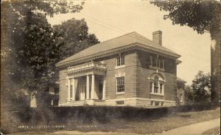 James A Tuttle Library Antrim Hampshire Nh Rppc Mailed 1921