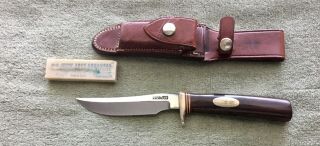Randall Made Knife Model 7 - 4 1/2” Fisherman Hunter Knife Jrb W/extras Nr