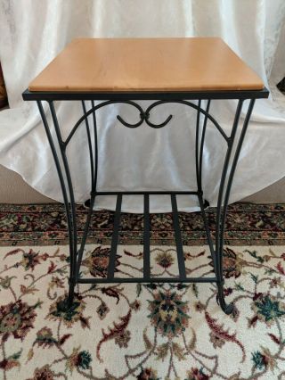 Longaberger Square Wrought Iron Stand 24 " Tall