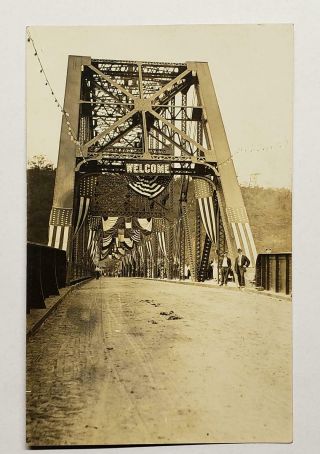 Rppc Brownsville Pa – Old Home Week.  Circa 1908
