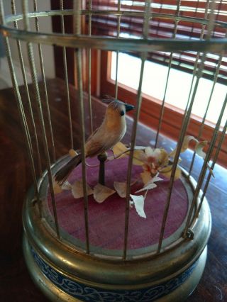 Reuge Style Singing Automaton Bird Cage 4