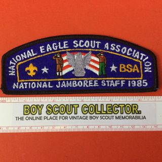 Boy Scout Csp 1985 Jamboree Nesa Staff Eagle Scout Jsp Patch