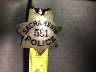 Vintage Sacramento Police Badge Ed Jones & Co Oakland California Fire 8