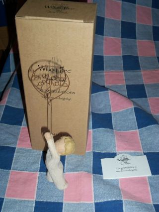 Willow Tree 26172 Congratulations Box Tag Possibly Store Displayed 6 3/4 " Hi
