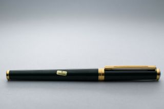 Mont Blanc Noblesse OBLIGE Green Resin With Gold Plated Trim,  Fountain Pen.  14K/ct 8