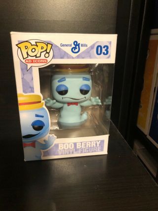 Funko Pop Ad Icons Og Boo Berry 03 General Mills Vaulted