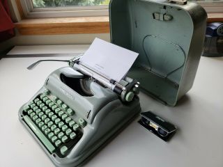 1960 ' s Hermes 3000 Seafoam Typewriter,  Observer Binos from THE FRINGE TV SHOW 7