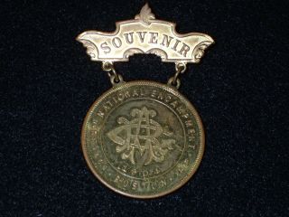 Gar Grand Army Of The Republic 38th Encampment Boston 1904 Souvenir Medal,  Rare