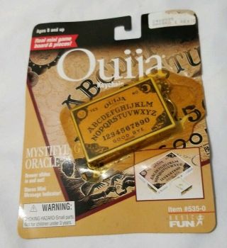 Ouija Board Vintage Novelty Mini Keychain 1998 Hasbro Basic Fun