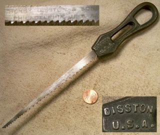 Vintage Disston Pad Or Keyhole Saw Collectible Old Tool Read