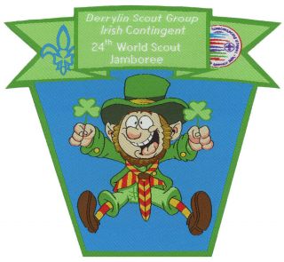 24th World Scout Jamboree 2019 Irish Contingent Uniform Patch Badge Wsj Summit