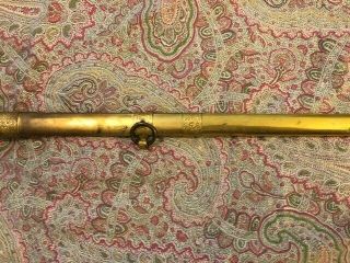 Antique Masonic Lodge Sword With Name,  Henderson and Ames Co. 5