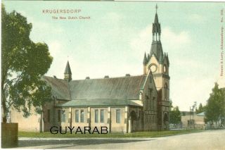 Krugersdorp.  The Dutch Church - South Africa
