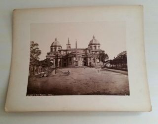1860’s Robert Rive Albumen Photo Of Rome – Santa Maria Maggiore