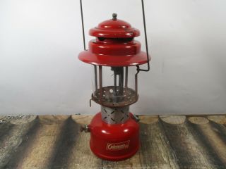 Coleman Lantern 220e Red Dated 7 - 62