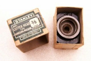Stanley 77 Dowel Machine 3/8 " Cutter Head Fine In Orig Box Rod Turnin