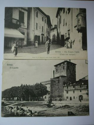 2 1907 Posted Postcards Of Brivio,  Italy
