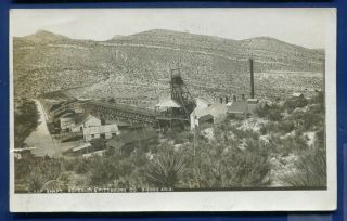 Bisbee Arizona L S&p Mine Shaft Superior & Pittsburg Co Real Photo Postcard Rppc