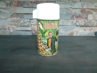 Vintage Doctor Dolittle Aladdin Metal Thermos - Hollywood Classic