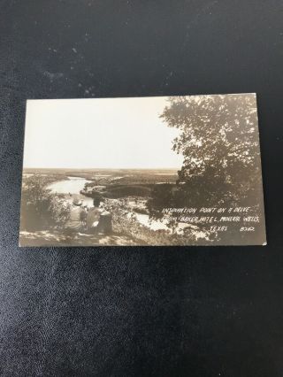 Vintage Rppc 1962 Inspiration Point Baker Hotel Mineral Wells Texas