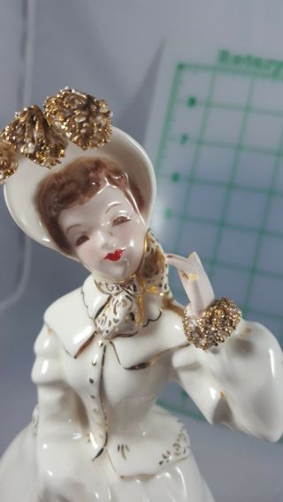 Vintage Florence Ceramics Co.  Pasadena California Clarissa Figurine 3