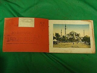Vintage Souvenir de Constantinople Color Lithograph Souvenir Book 24 lithographs 4