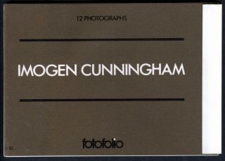 Imogen Cunningham Set Of (12) Photographs In Fotofolio With Removable Binding