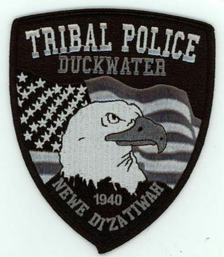 Duckwater Nevada Nv Tribal Police Subdued Swat Patch Sheriff