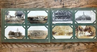 Rare c1908 LOVELY 153 POSTCARDS ALBUM Koonts Bedford PA OLD RPPC Undivided Back, 4