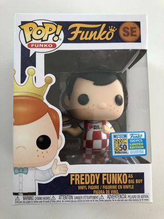 Sdcc 2019 Funko Fundays Freddy Funko As Big Boy Le520 W - Hard Plastic Protector