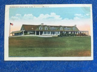 Shinnecock Hills Golf Club Southampton,  Long Island Ny Postcard Posted 1929