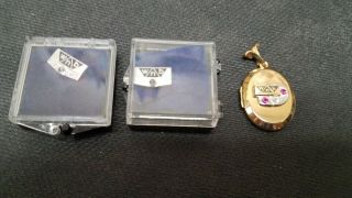 Wilber National Bank Service Pins & Locket Wnb 3 Total Service Awards