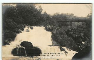 Famous Ditch Trail Maui Hawaii Rppc By Ray Jerome Baker Real Photo Postcard