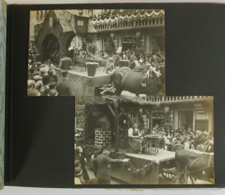 C1910s Luxembourg Parade Rppc Postcard Set Snakeskin Album Grevenmacher Antique