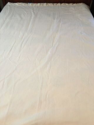 Fieldcrest Touch of Class Acrylic Blanket 86x106 Queen King Ivory Satin Binding 4