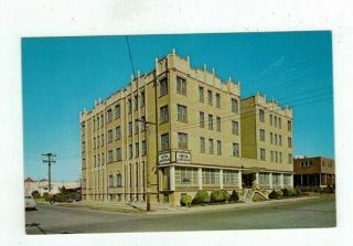 Ny Long Beach Long Island York Vintage Post Card Lincoln Hotel Sr Citizens