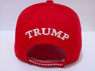 MAGA 45th President Donald Trump Seal Make America Great Again Hat Red 4