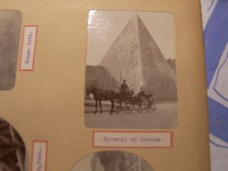 130 Vintage Photos Dated 1900 Of A Tour Of Egypt And Italy