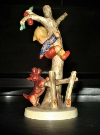 Goebel Hummel - “Culprits” Boy Chased Up Tree Figurine 3