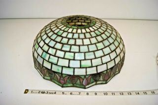 Tiffany Style Stained Glass Lamp Shade Large 15 " Tulips