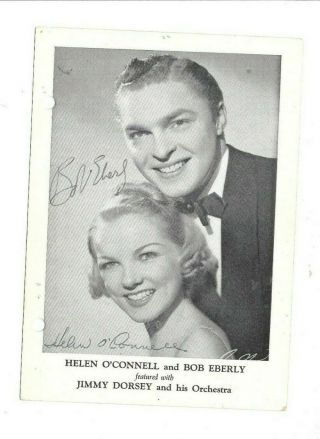 5x7 " Autographed Photograph 1940s Big Band Singer Helen O 
