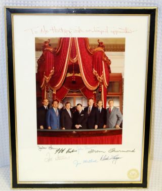Reagan Era,  Republican Senatorial Inner Circle Autographed Photograph