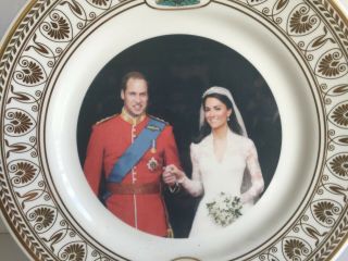 Ltd Ed CHOWN China Prince William and Catherine Middleton Wedding Plate 2011 3
