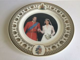 Ltd Ed CHOWN China Prince William and Catherine Middleton Wedding Plate 2011 5