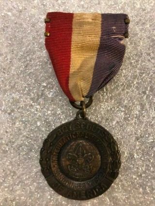Boy Scout 1920 Us Contingency Medal World Jamboree London