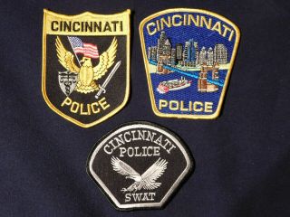 Ohio Police Patch 3 Cincinnati Police Patches